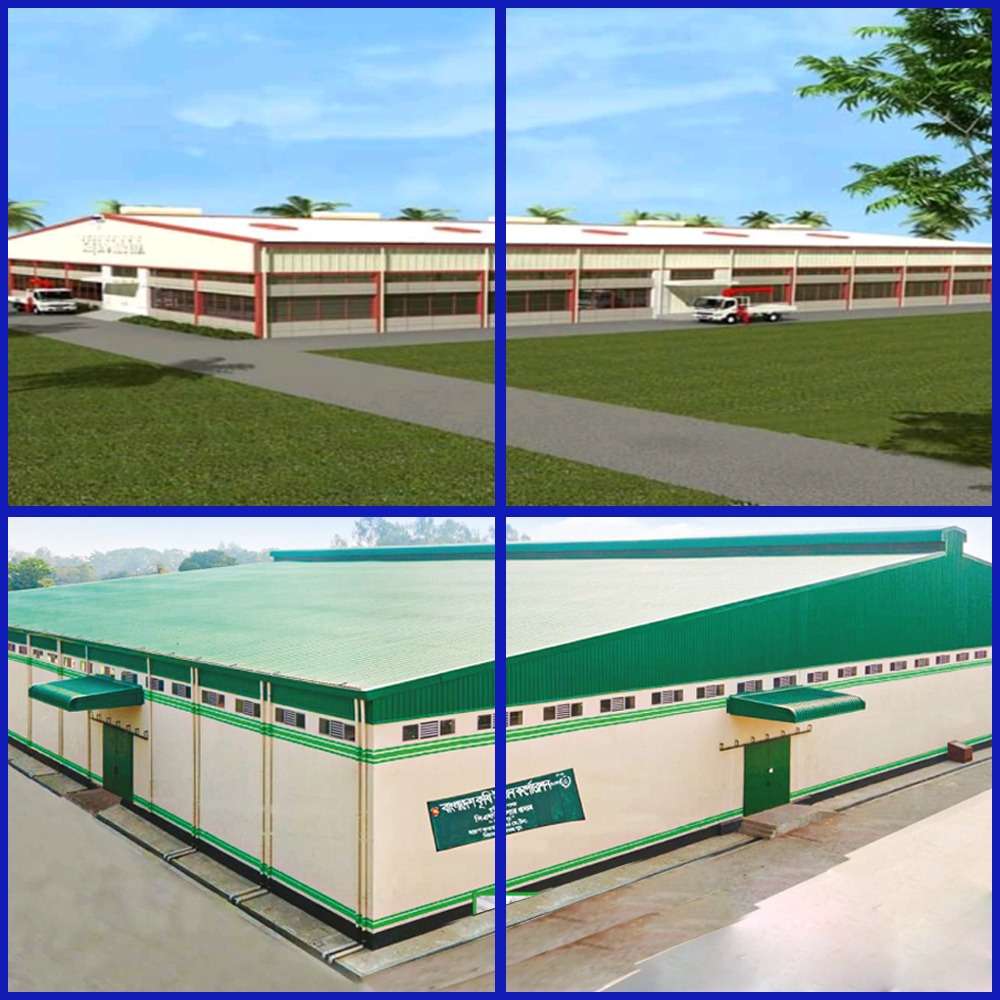 Steel structure works at BADC PABNA